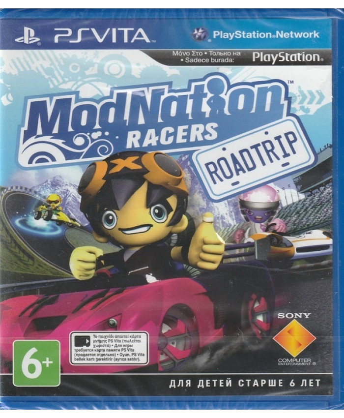игра ModNation Racers: Road Trip (PS Vita, Русская версия)