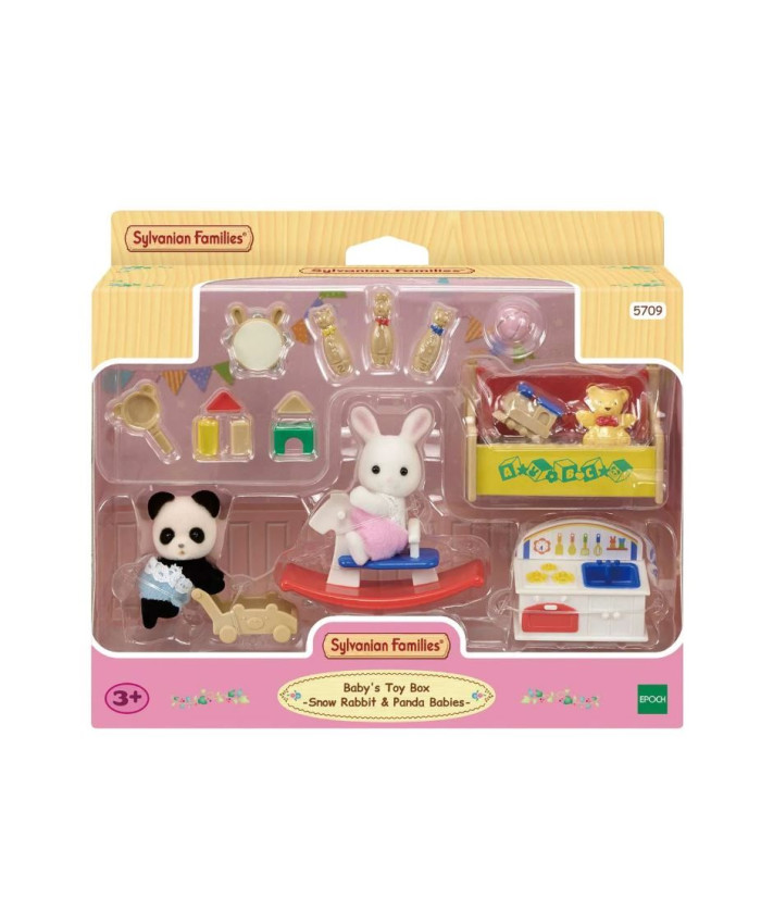 Набор Sylvanian Families Детская игровая комната с Пандой и Снежным кроликом 5709