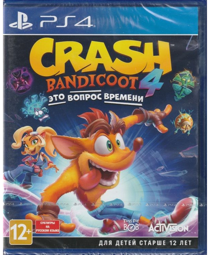 игра Crash Bandicoot 4 Это Вопрос Времени Русская версия (PS4)