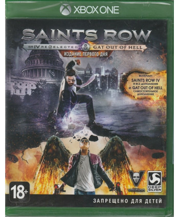 игра Saints Row IV Re-Elected and Gat Out of Hell (Xbox One, русские субтитры)