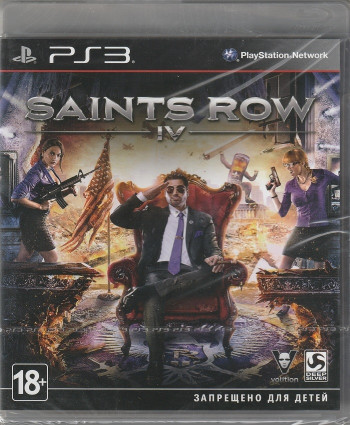 игра Saints Row IV (PlayStation 3, Английская версия)