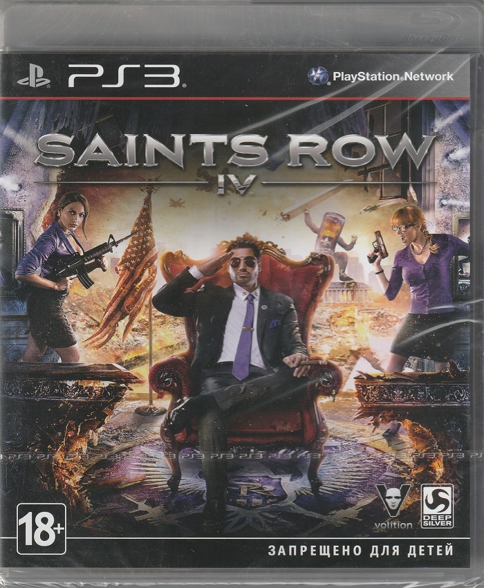 игра Saints Row IV (PlayStation 3, Английская версия)