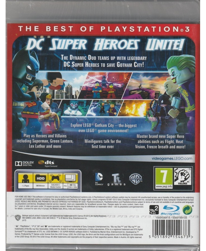 игра LEGO Batman 2 DC Super Heroes (Русские субтитры,PS3)