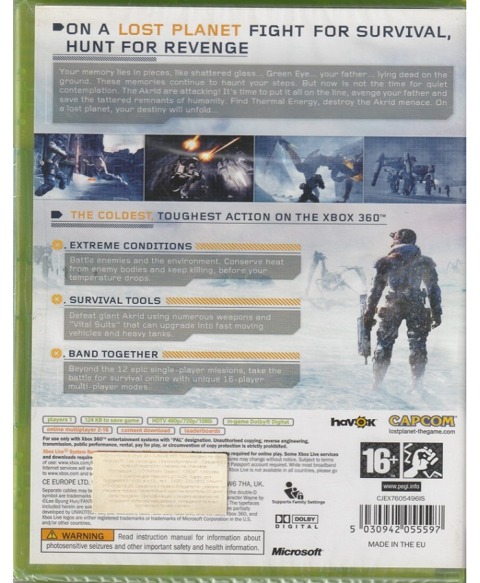 игра Lost Planet Extreme Condition (Xbox 360)