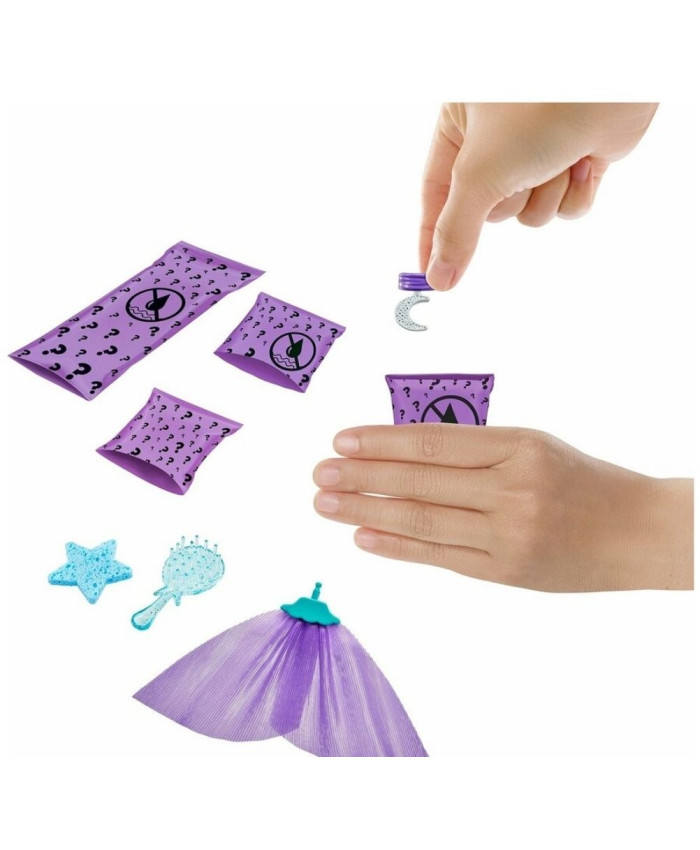 Кукла-русалка Barbie Color Reveal Волна 4 с сюрпризами, 32 см, GTP43