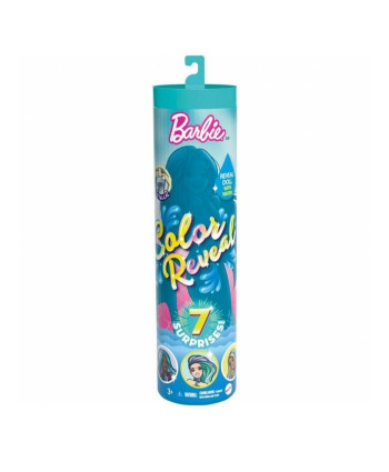 Кукла-русалка Barbie Color Reveal Волна 4 с сюрпризами, 32 см, GTP43
