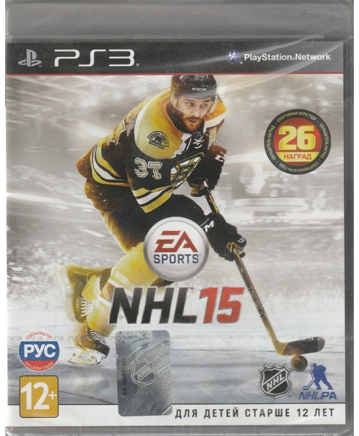 игра NHL 15 (PlayStation 3, Русские субтитры)
