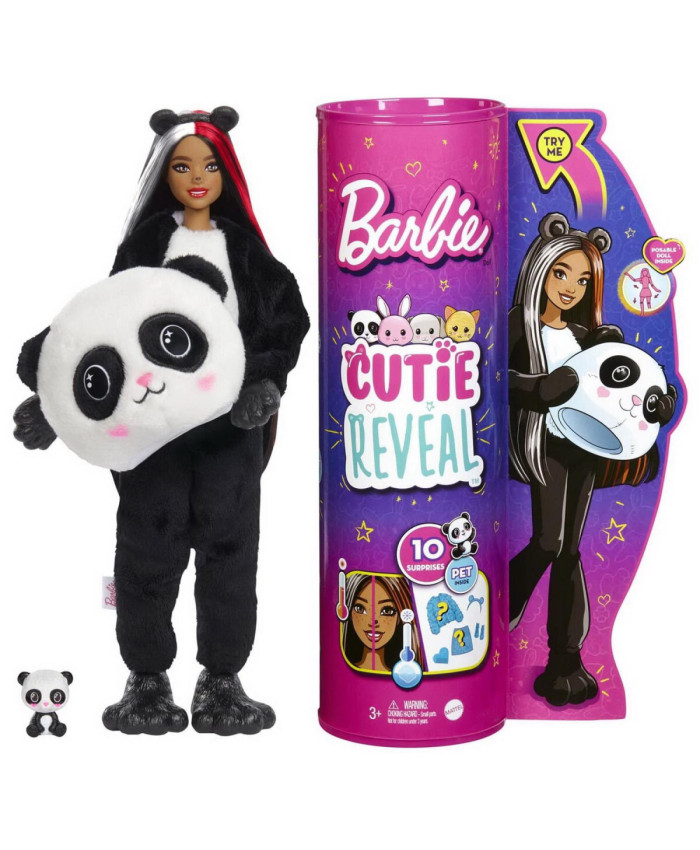 Кукла Mattel Barbie Cutie Reveal Милашка-проявляшка Панда