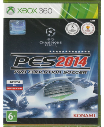 игра PES 2014 Pro Evolution Soccer (Xbox 360, русские субтитры)