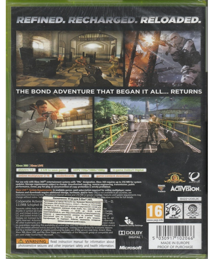 игра GoldenEye 007: Reloaded (Xbox 360)
