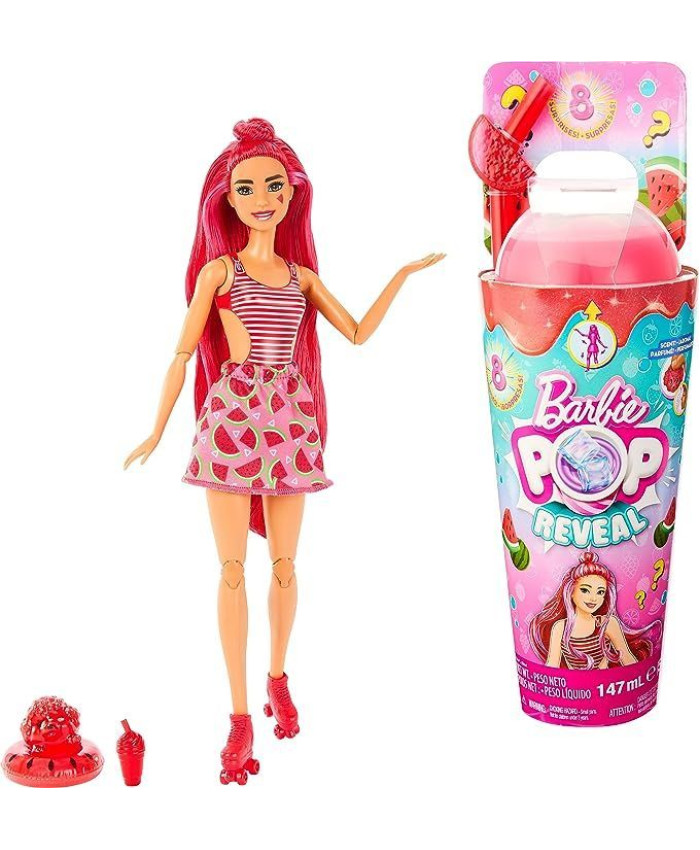 Барби Поп Ревил Фрут Арбузный краш Barbie Pop Reveal Fruit Watermelon Crush
