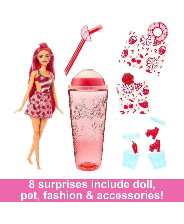 Барби Поп Ревил Фрут Арбузный краш Barbie Pop Reveal Fruit Watermelon Crush