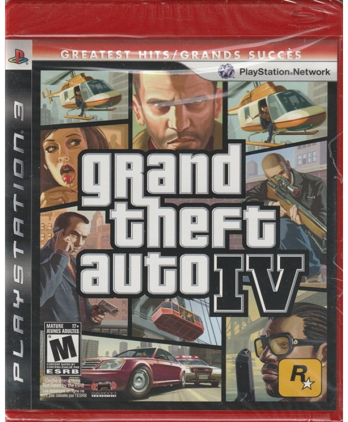 игра Grand Theft Auto IV Английский язык (PS3)