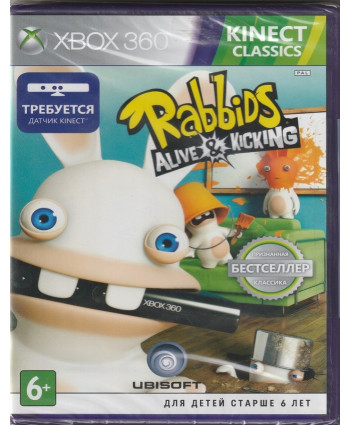 игра Rabbids Alive&Kicking (Xbox 360, английский язык)