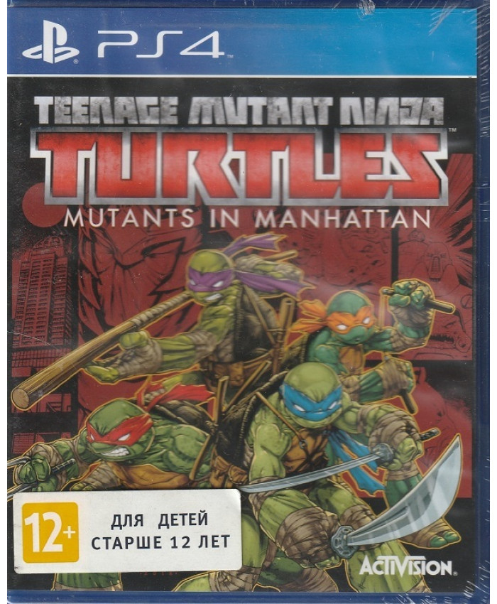 игра TMNT Teenage Mutant Ninja Turtles Mutants in Manhattan (PS4)