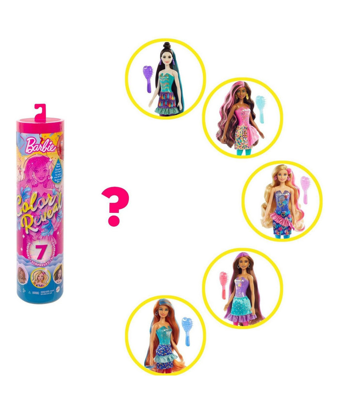 Barbie Color Reveal Кукла-сюрприз Вечеринка GTR96/GWC58
