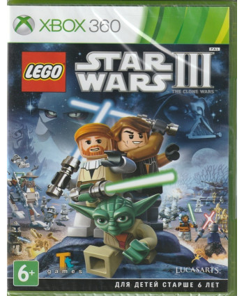 игра LEGO Звездные войны Star Wars III The Clone Wars (Xbox 360)