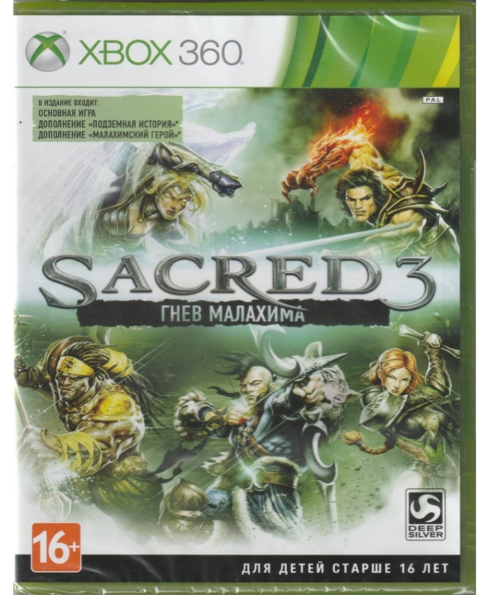 игра Sacred 3 Гнев Малахима (Xbox 360, английский язык)