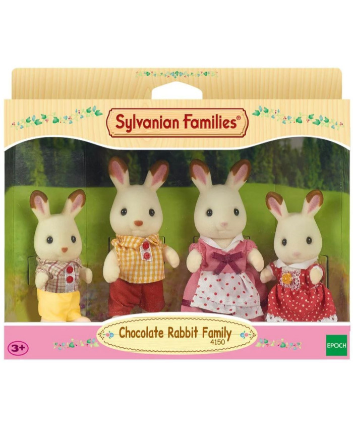 Набор фигурок Sylvanian Families Семья Шоколадных кроликов 4150