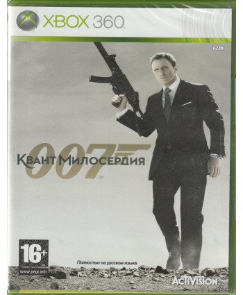 игра James Bond 007: Квант милосердия (XBox360, Русская версия)