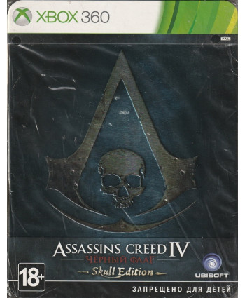 игра Assassin's Creed 4  Черный флаг  Skull Edition(Xbox 360, русская версия)