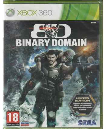 игра Binary Domain Limited Edition (Xbox 360, Английский язык)