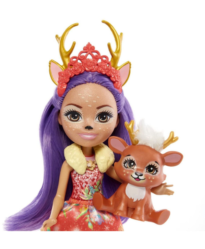 Кукла Mattel Enchantimals  Королевские друзья, куклы с питомцами, GYN58