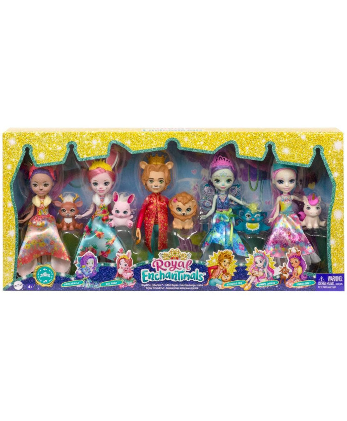 Кукла Mattel Enchantimals  Королевские друзья, куклы с питомцами, GYN58
