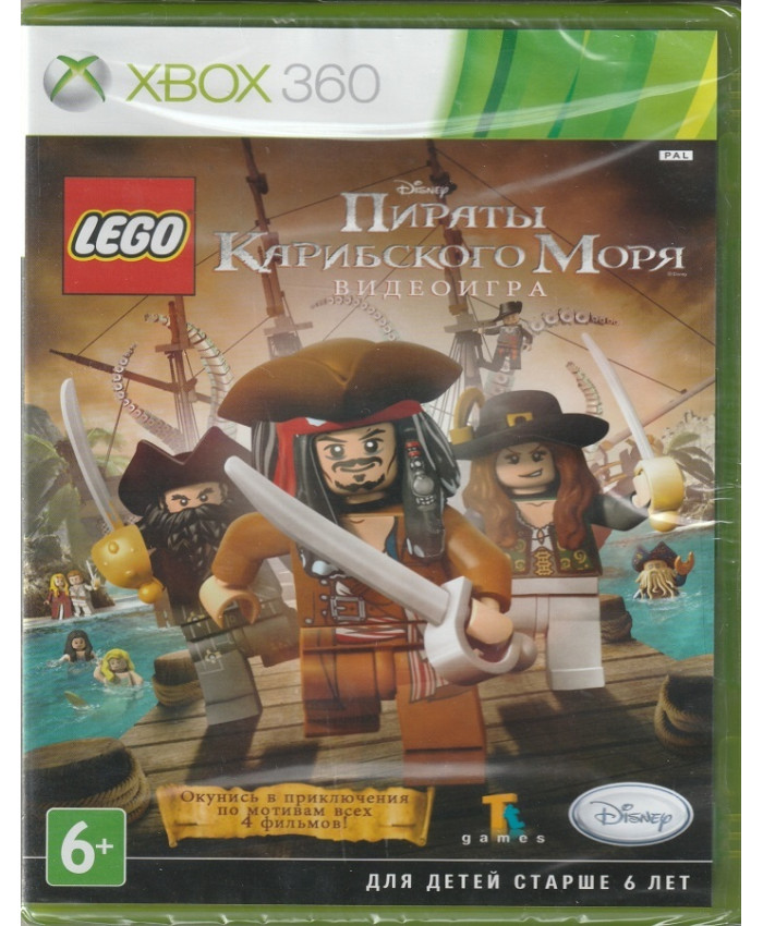 игра Lego Disney Пираты Карибского Моря (Xbox 360, русская версия)