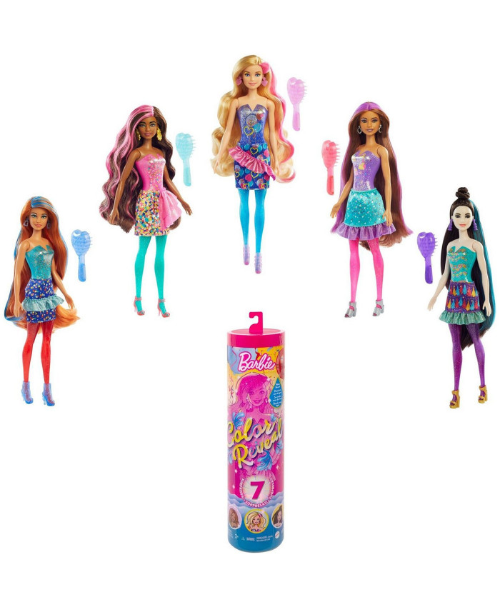 Barbie Color Reveal Кукла-сюрприз Вечеринка GTR96/GWC58