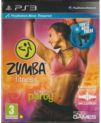 игра Zumba Fitness. Join The Party + Аксессуар Пояс для Playstation Move (PS3)