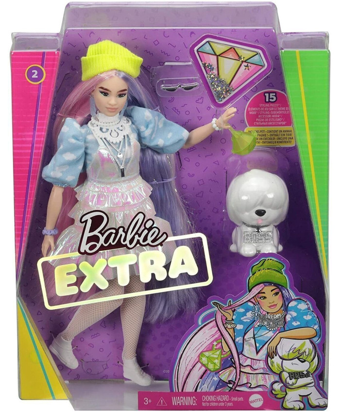 Кукла Barbie Extra коллекционная в шапочке