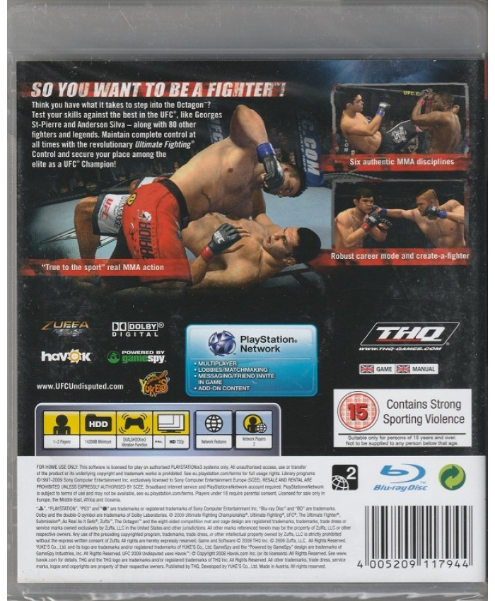 UFC 2009 Undisputed (PS3)