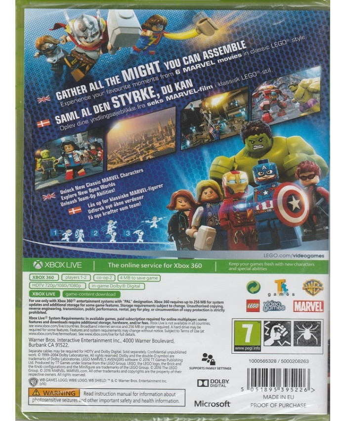 LEGO Marvel Avengers Русская Версия (Xbox 360)