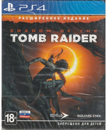 игра Shadow of the Tomb Raider Расширенное Издание Steelbook Русская версия (PS4)