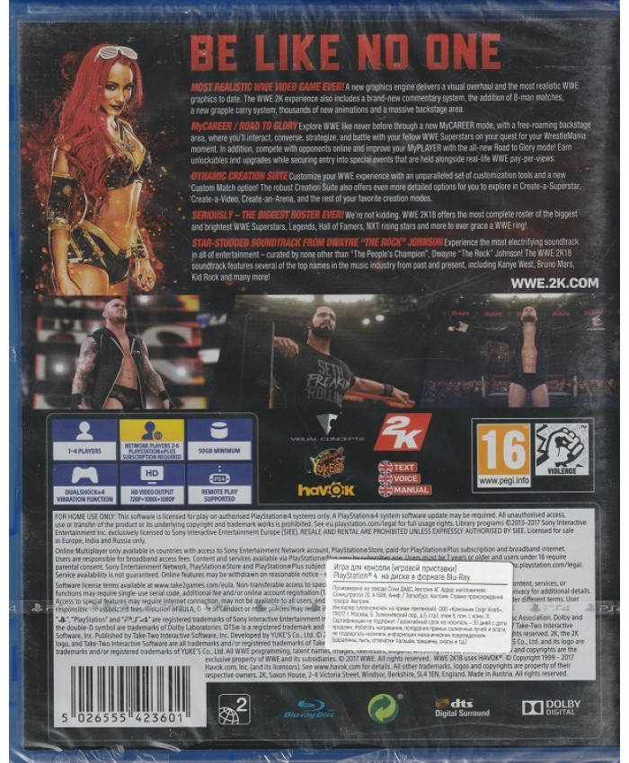 WWE 2K18 (PS4)