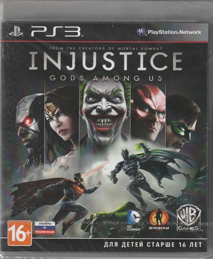 игра Injustice Gods Among Us Русская Версия (PS3)