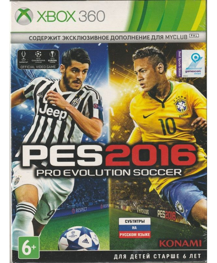 Pro Evolution Soccer 2016 (PES 16) Русская версия (Xbox 360)