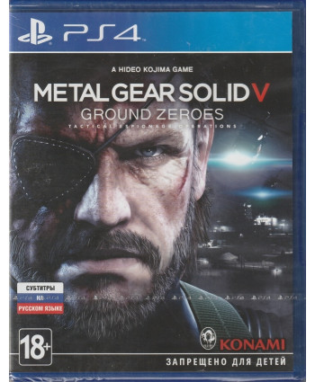 игра Metal Gear Solid V Ground Zeroes (PlayStation4, русские субтитры)