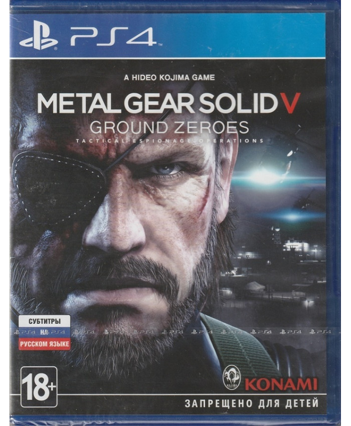 игра Metal Gear Solid V Ground Zeroes (PlayStation4, русские субтитры)