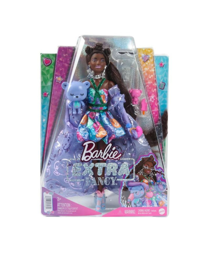 Кукла Barbie Экстра в фиолетовой куртке HHN13