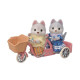 Фигурки Sylvanian Families Хаски на велосипеде 5637
