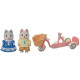 Фигурки Sylvanian Families Хаски на велосипеде 5637
