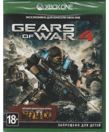 игра Gears of War 4 + код на загрузку GOW Collection (Xbox One,русская версия)