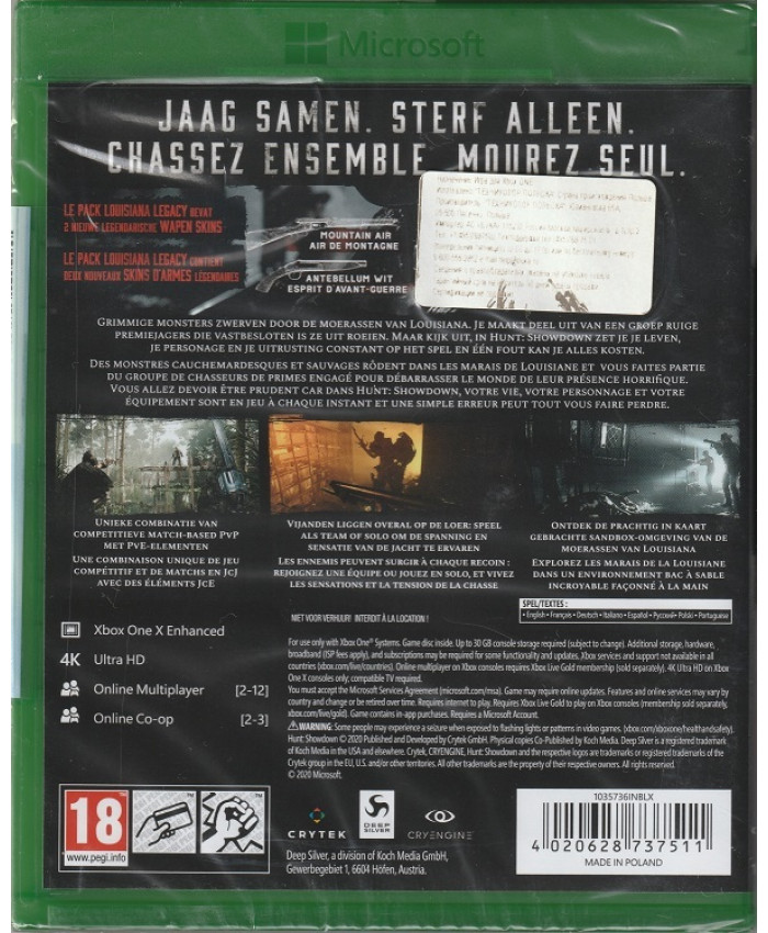 Hunt: Showdown Русская Версия (Xbox One)
