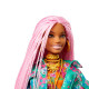 Кукла Барби Экстра с розовыми косичками Barbie Extra GXF09