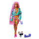 Кукла Барби Экстра с розовыми косичками Barbie Extra GXF09