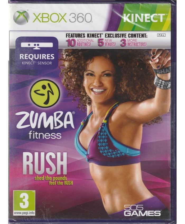 Zumba Fitness Rush с поддержкой Kinect (Xbox 360)