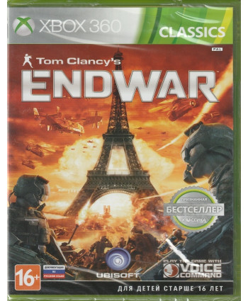 игра Tom Clancy's EndWar (Xbox 360, Английский язык)