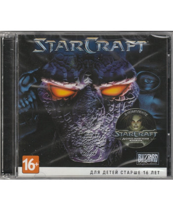 игра StarCraft Gold (StarCraft + StarCraft: Brood War) PC, Английский язык